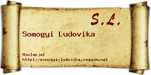 Somogyi Ludovika névjegykártya